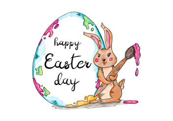 Easter Day Background - vector gratuit #420821